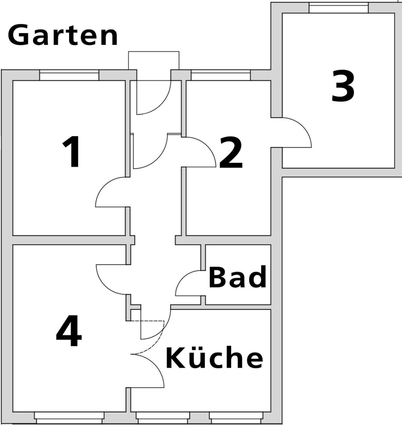 Messe-Apartment, 4 Schlafzimmer, 80 Qm, Garten - 6 Km Zur Messe, Verkehrsguenstig, Ruhig, Parkplaetze ニュルンベルク エクステリア 写真